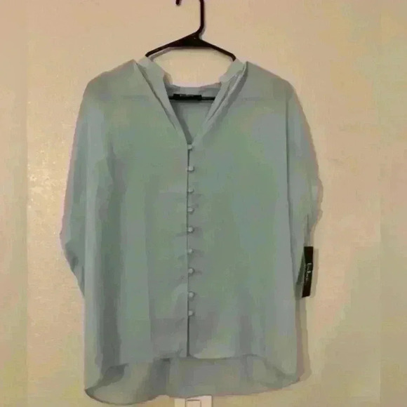 Lulus button blouse top - Picture 1 of 6